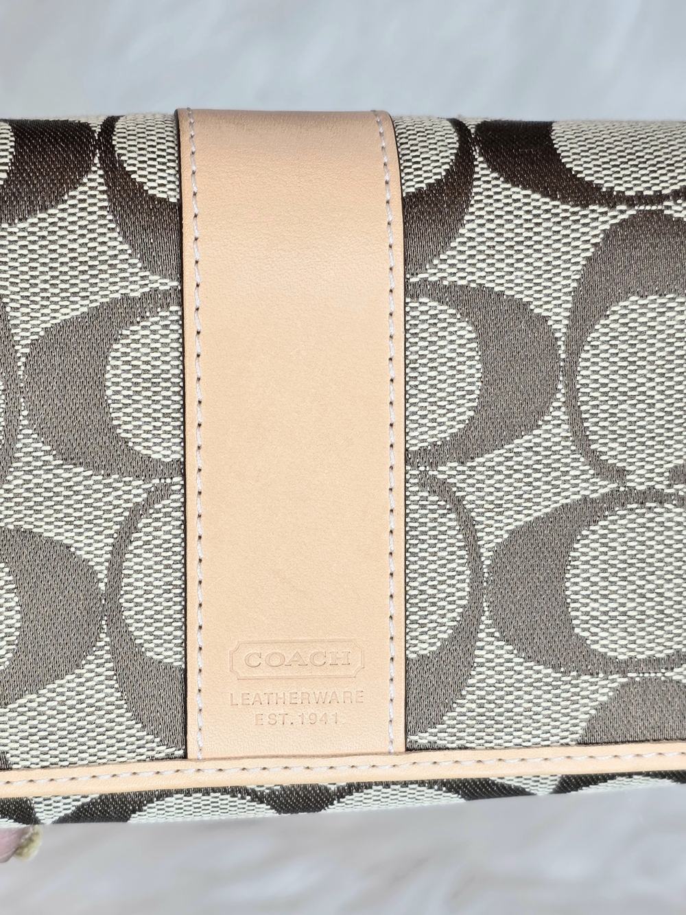 Coach 70th Anniversary LE Willis Legacy Bag & Tri Fold Compact Wallet Bag Strap - Picture 14 of 17